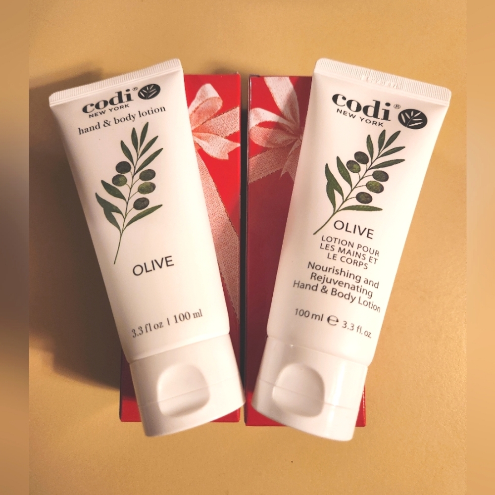 Codi Olive Hand & Body Lotion 3.3 oz- 2 Tubes